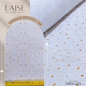 Bordado Laise cor - 04 (Branco)